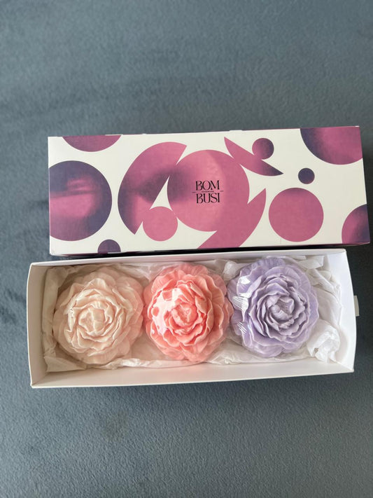 Set Peonias - Jabones artesanales